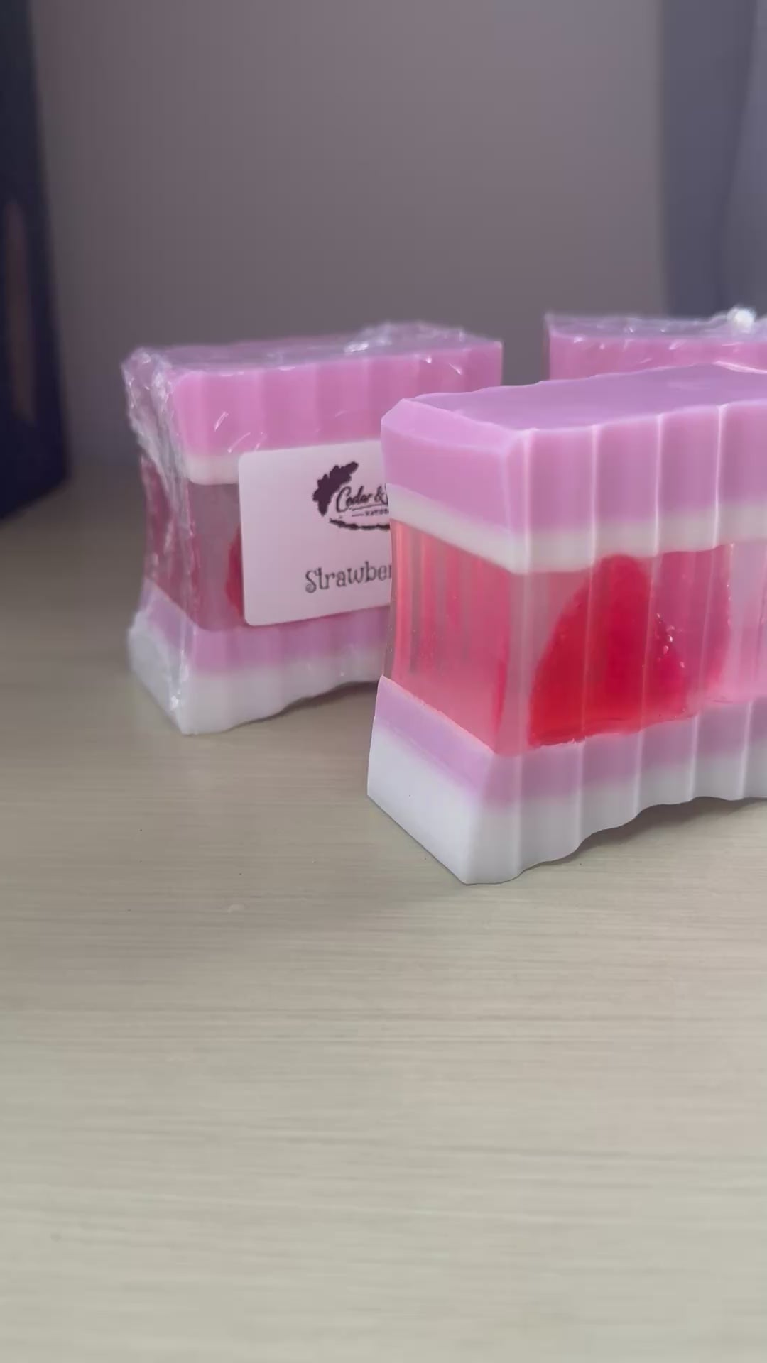 Strawberry Soap Bar